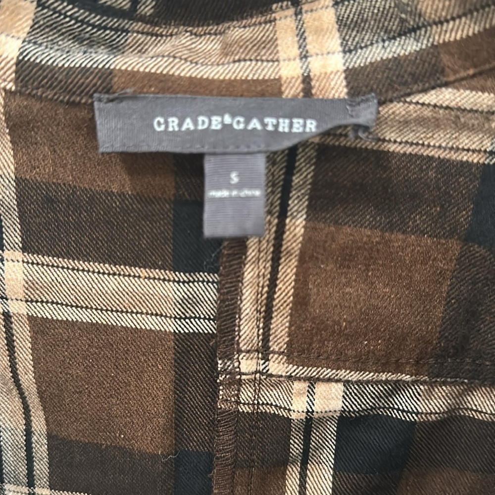 Plaid Button Down Shirt for Women - Picture 2 of 5